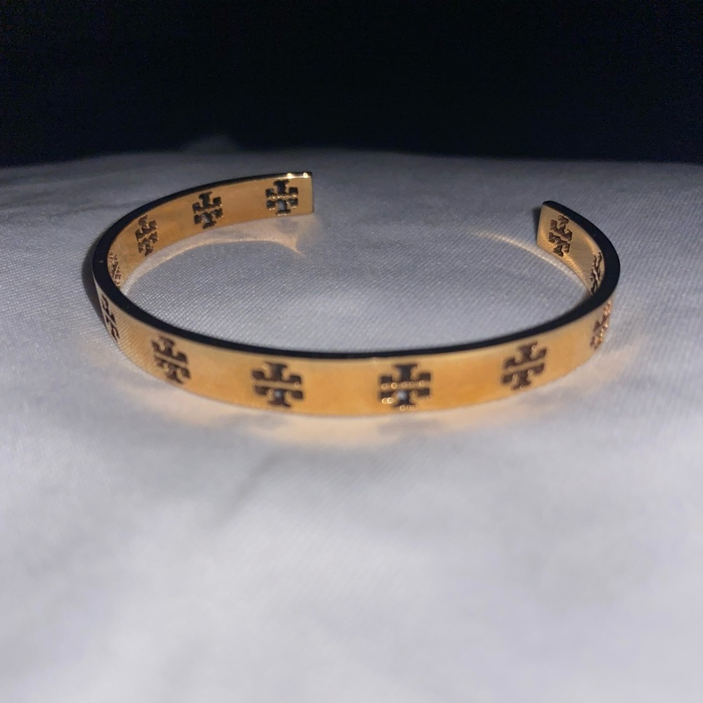 Rose Gold Tory Burch bangle - Picture 2 of 5